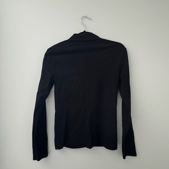 Banana Republic Black Long Sleeve Top - Picture 6 of 8